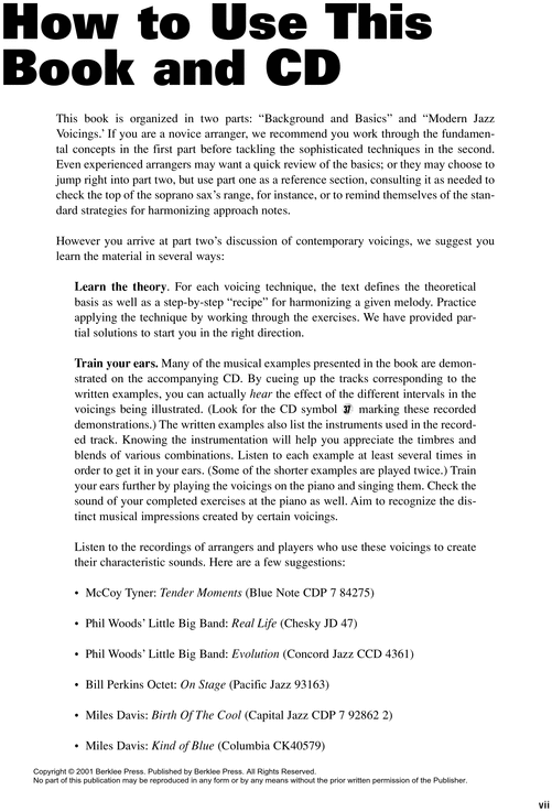 Product picture Berklee - Modern Jazz Voicings Chapter