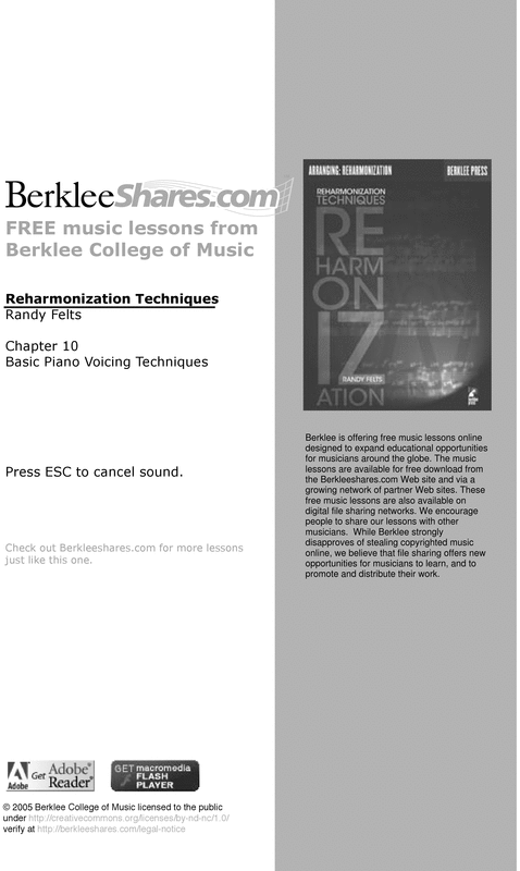 Product picture Berklee - Piano Voicing Jazz