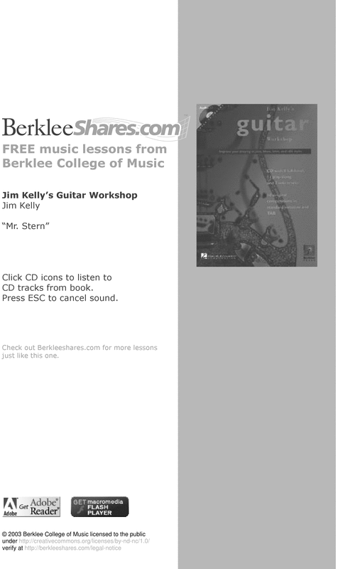 Product picture Berklee - sound Like Stern - Guitar